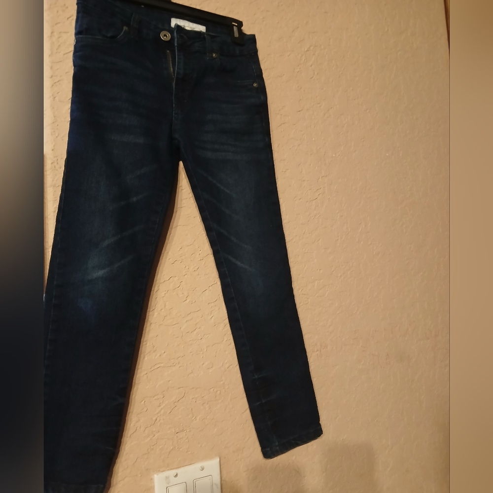 Dark Blue Denim Jeans Paper Denim And Cloth